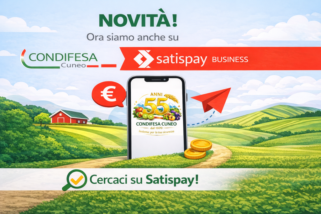 Condifesa Cuneo su Satispay