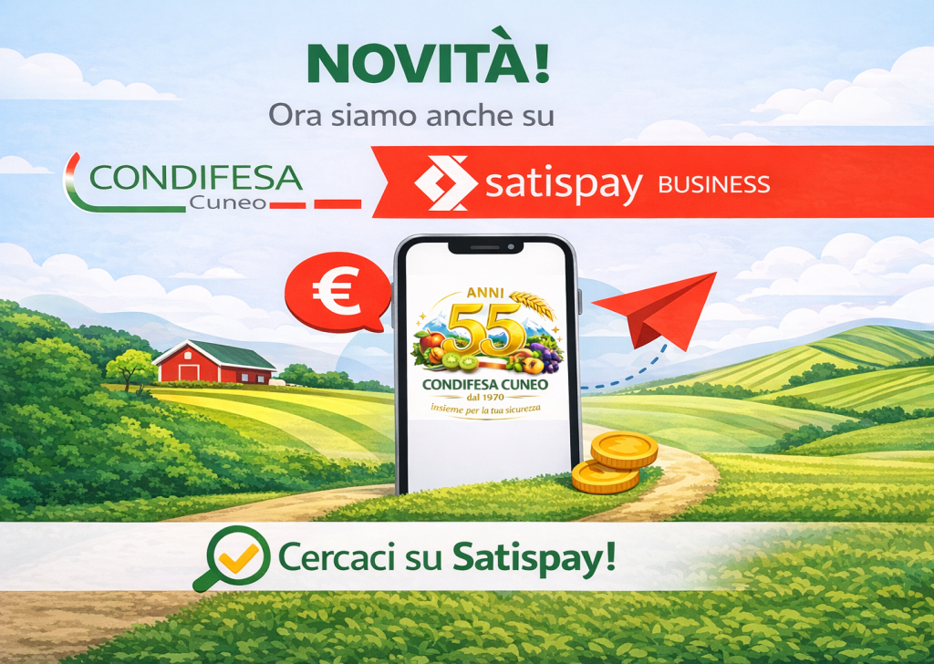Condifesa Cuneo su Satispay